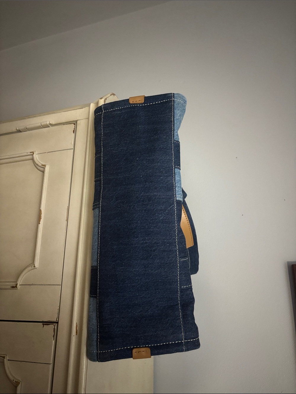 Marc Jacobs The Tote Bag Denim Patchwork - Blue (Large) - Picture 4 of 4